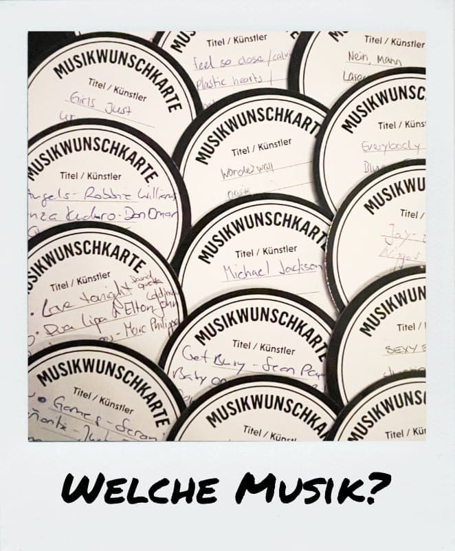 Musikwunschkarten Musik Musikwunschkarten Musik Hochzeit
