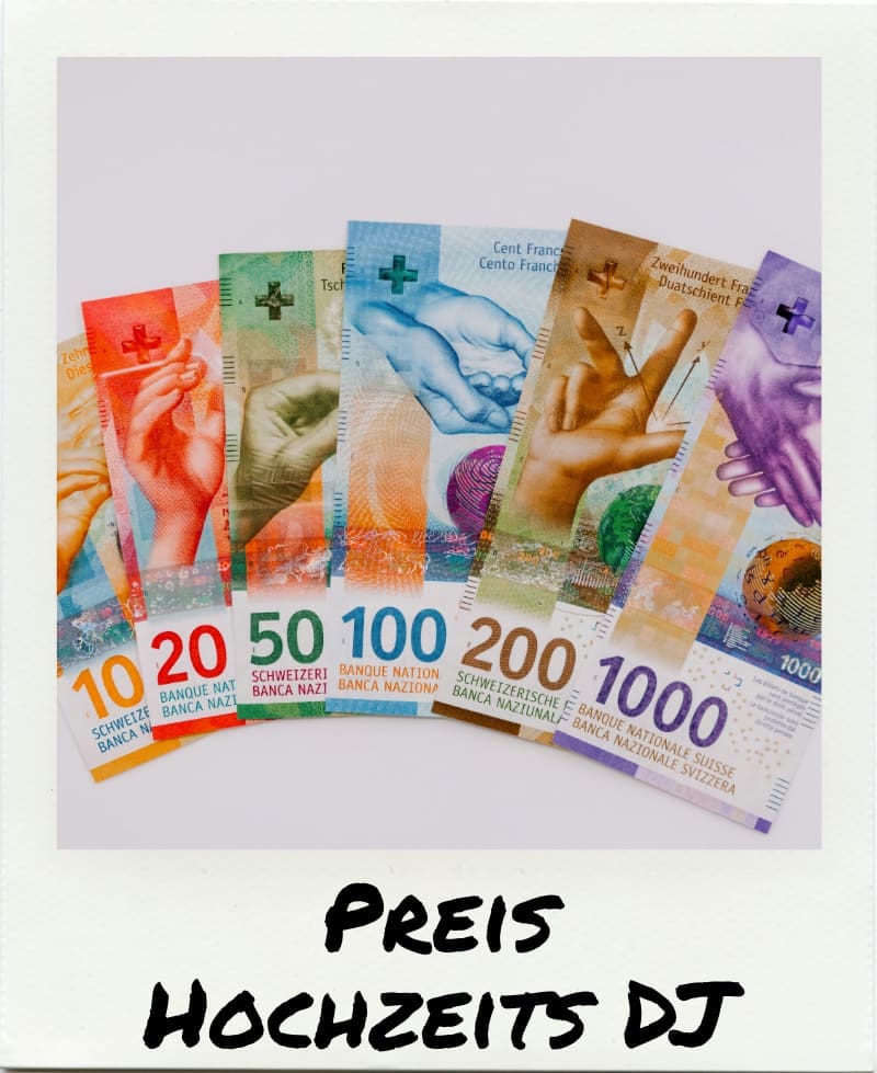 Preis Hochzeits DJ Schweiz Preis Hochzeits DJ Schweiz