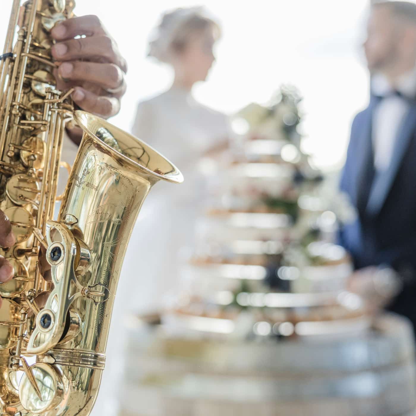 Wedding saxophonist
